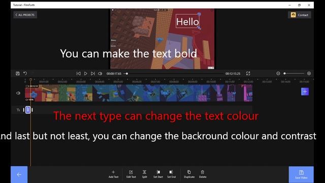 FilmForth edit software TUTORIAL смотреть онлайн
