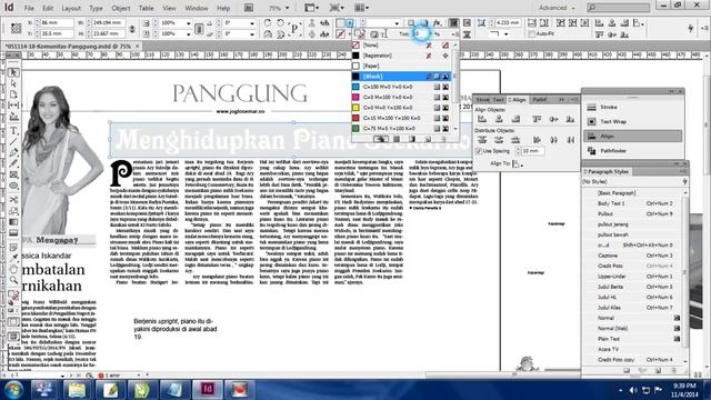 Tutorial Adobe Indesign CS6 # How to make news paper?) смотреть онлайн