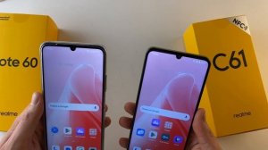 Сравнение Realme Note 60 vs Realme C61 топ до 8000 рублей ?