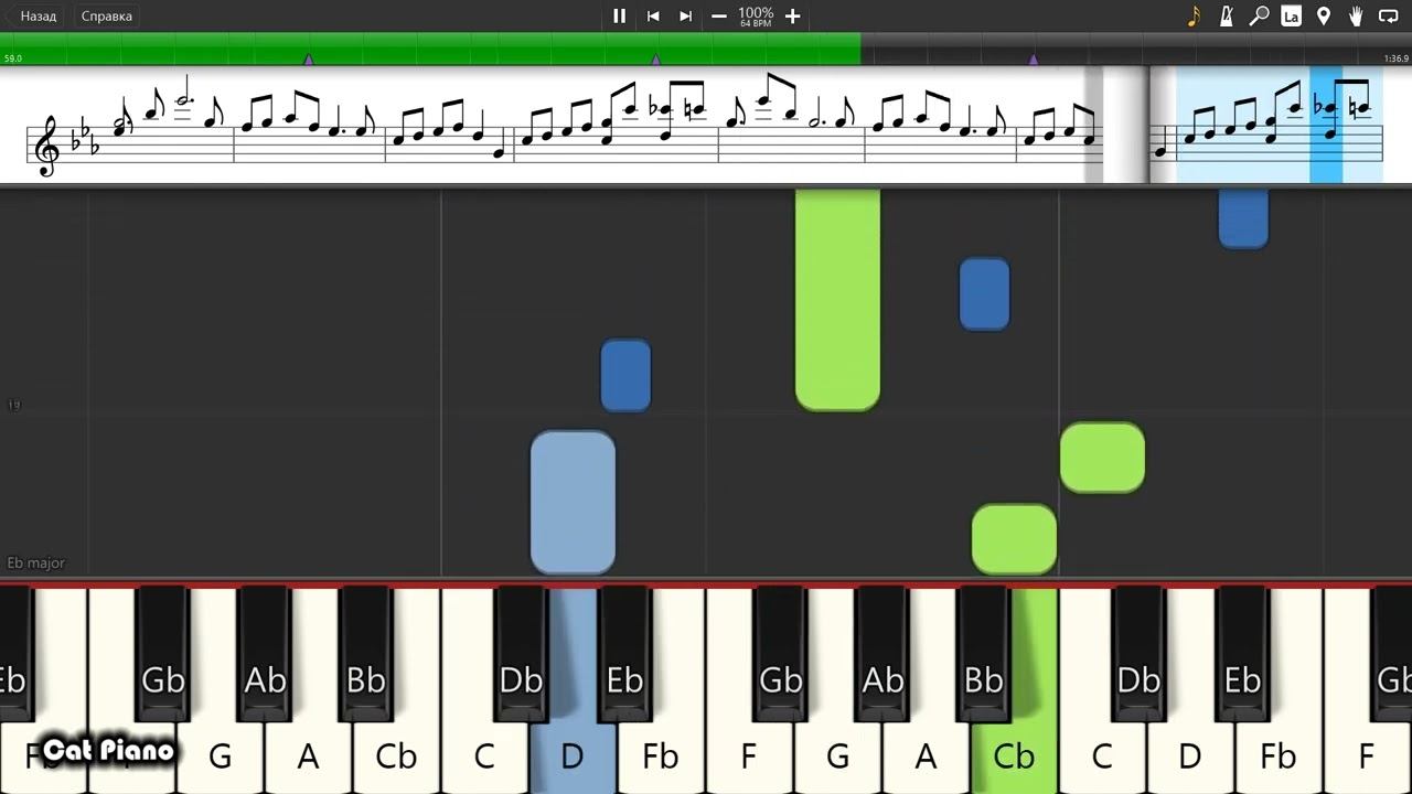 Noir OST - Melodie - Piano tutorial and cover (Sheets + MIDI)