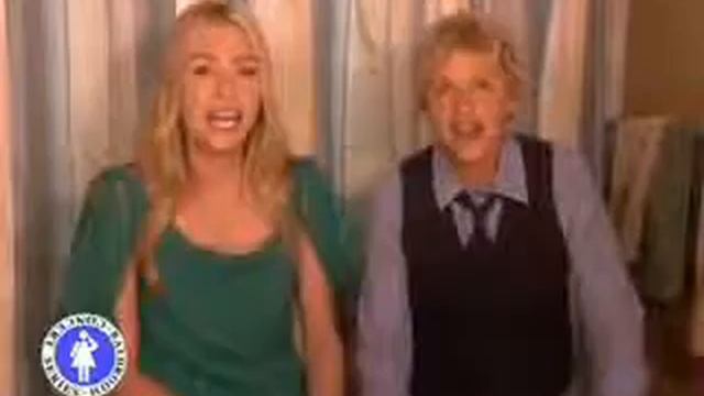 Ellen DeGeneres and Portia De Rossi Bathroom Concert I got you babe смотреть онлайн