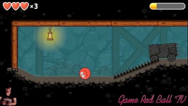 RED BALL 4 Volume 5 " INTO THE CAVE " New update all Level 61 - 75 смотреть онлайн