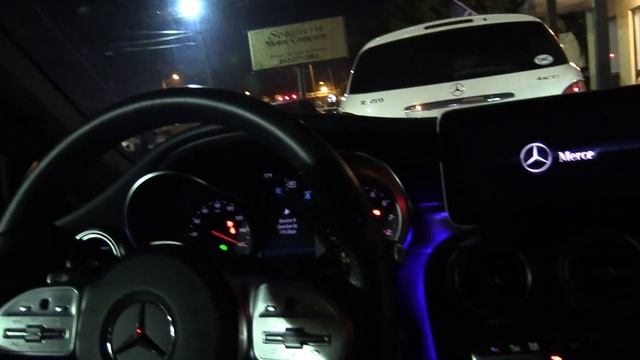 ⚫️ Night Review of a 2019 Mercedes Benz C300 Cabriolet AMG | Best LED Lighting I've Seen in a While смотреть онлайн