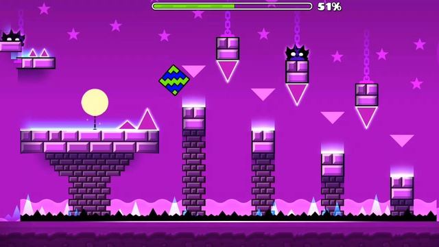 Geometry Dash Metal Down первый уровень
