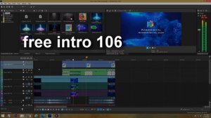 Free Intro - Sony Vegas Pro 20, After Effect CS - Color Smoke - Template #106