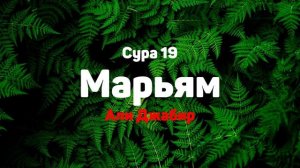 Сура 19 Марьям - Али Джабир