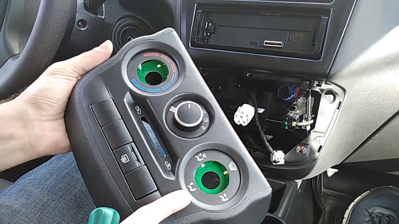 Разбор блока климат контроля Lada Granta FL смотреть онлайн