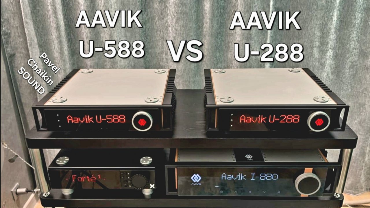 2025.04.05 TEST сравнение интегральных усилителей AAVIK U-588 VS AAVIK U-288