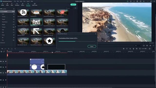 Filmora Tutorial - Lesson 20 - Adding and Using Elements смотреть онлайн