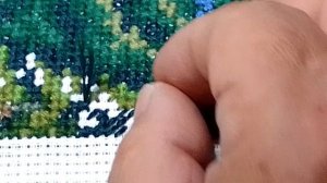 Вышивка крестиком. 50% работы готово. Извините за обрыв продолжение через день.