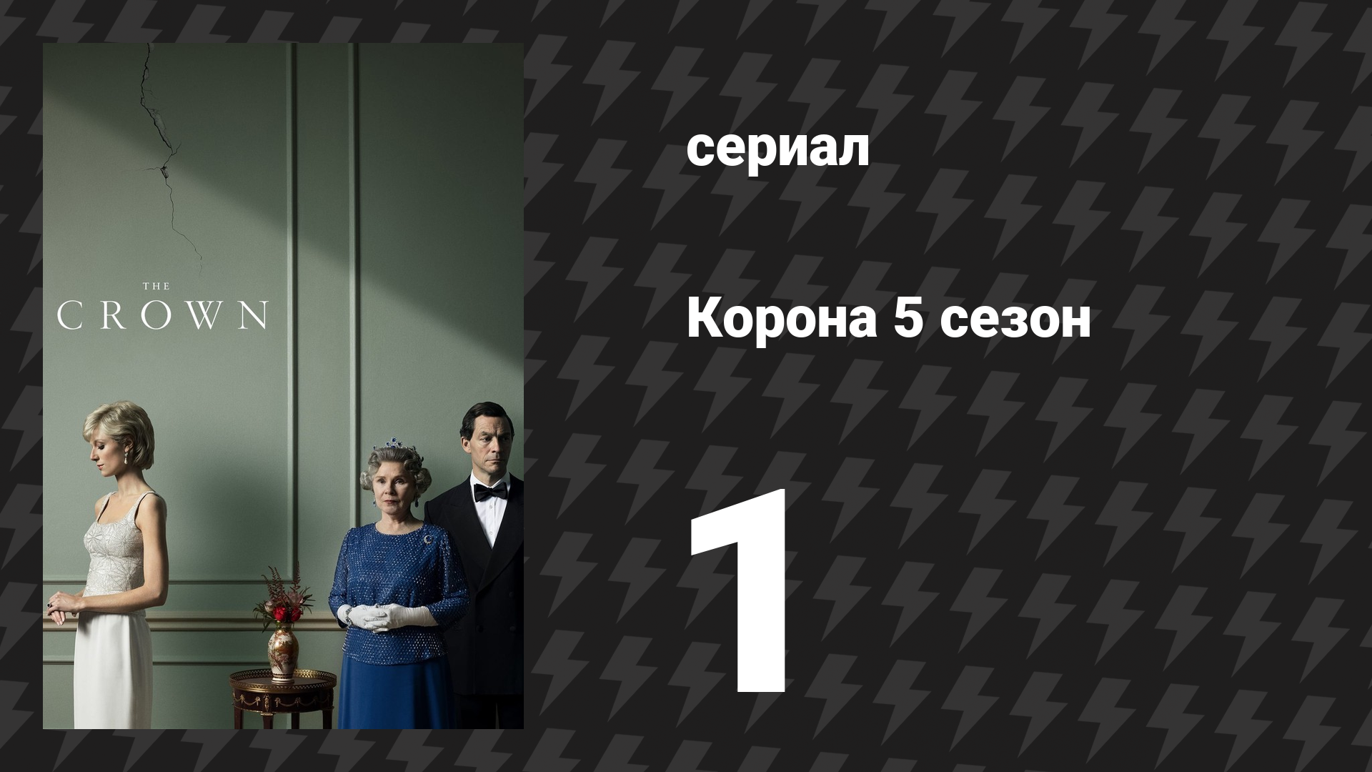 Корона 5 сезон 1 серия «Синдром королевы Виктории» (сериал, 2022)
