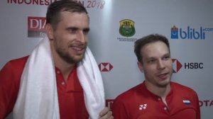 V. Ivanov/I. Sozonov  "Aah...you mean football" | Indonesia Open 2018