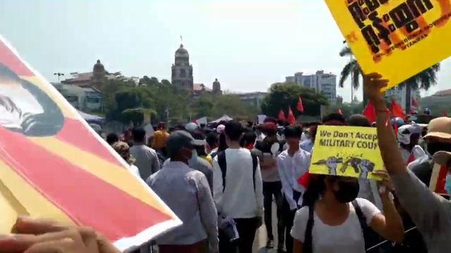 22222 Myanmar(Sule Pagoda,Yangon)(22 February 2021)