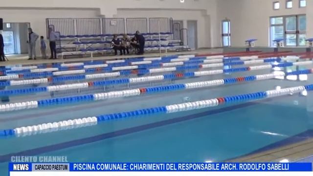 CAPACCIO PAESTUM PISCINA COMUNALE CHIARIMENTI DEL RESPONSABILE ARCH RODOLFO SABELLI