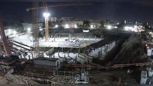 Монтаж башенного крана LIEBHERR. Работа башенного крана EVERDIGM