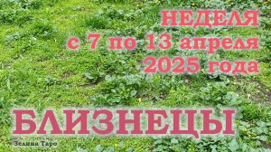 БЛИЗНЕЦЫ | ТАРО прогноз на неделю с 7 по 13 апреля 2025 года