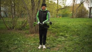 Триммер аккумуляторный садовый, 24V, 30,5 см, без АКБ и ЗУ