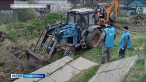 В Ессентуках приступили к расчистке реки Бугунты