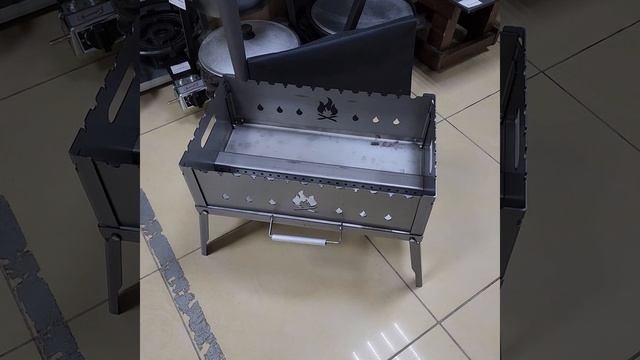 Мангал складной средний 50*30*37см🔥WWW.KAZANOPTOM.RU🔥#мангал#науглях#шашлык#шашлыки#мясо#мужскаяеда