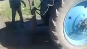 Снятие кабины с трактора т 150