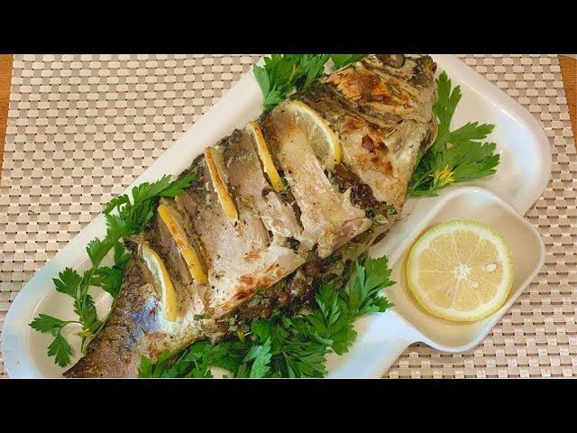 Карп, фаршированный грибами