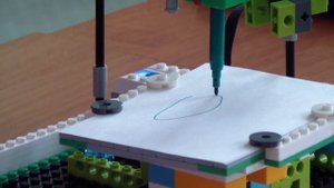 Спирограф из LEGO WeDo 2.0