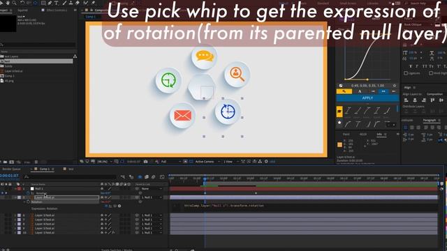 How to make Icons CIRCLE AROUND an object without ROTATING- After Effects Tutorial смотреть онлайн