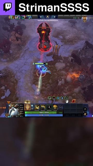 БАГ СО СНОСОМ ТРОНА ЗА 1 УДАР В ПАТЧЕ 7.37 #strimanssss #strimans #bug #баг #dota #patch #стриманс
