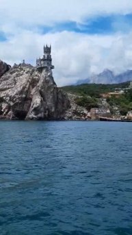 Крым,море,замок Ласточкино гнездо🥰