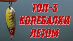 ТОП-3 лучшие БЛЕСНЫ для ловли ЩУКИ летом! Самые уловистые КОЛЕБАЛКИ