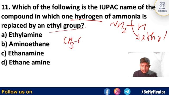 Amines Class 12 MCQ's | Chemistry | CUET 2023 | CBSE 2023