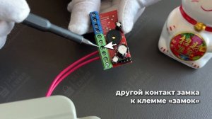 Подключение электромеханического замка к контроллеру Элис К-1У