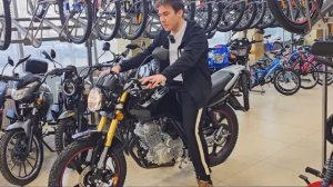 Мотоцикл VR1-250. Простой универсальный мотоцикл с двигателем PR250. Мотосалон ТАТ МОТО. Часть 112.