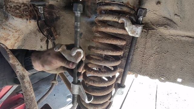 W123 230ТЕ пружины перед и зад, клиренс