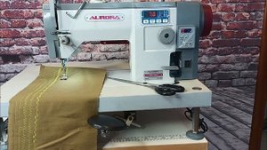 Настольная швейная машина строчки зигзаг Aurora A-20U100DZ Home (прямой привод) . Обзор.