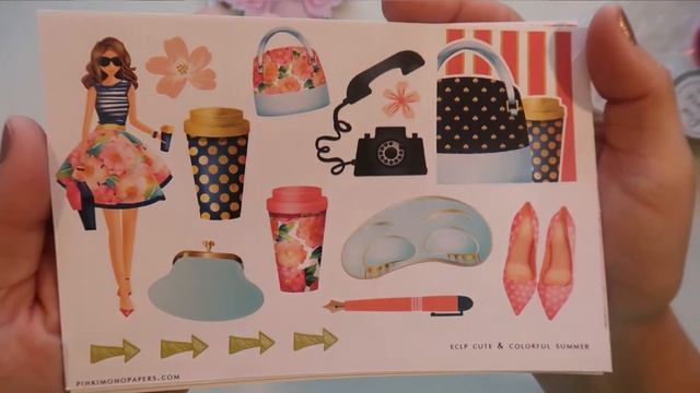 July Planner Haul | Crafts by Thaowie, Pinkimono Papers, Keep It Simple Stickers, Rose Colored Daze