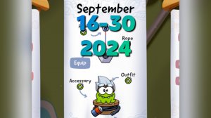 Cut the Rope Daily. September 16-30
