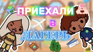 ПРИЕХАЛИ В ЛАГЕРЬ🏕️Milli toca _Toca boca_Toca life _Toca world _тока бока_Милли тока