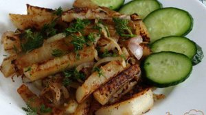 Жареный дайкон