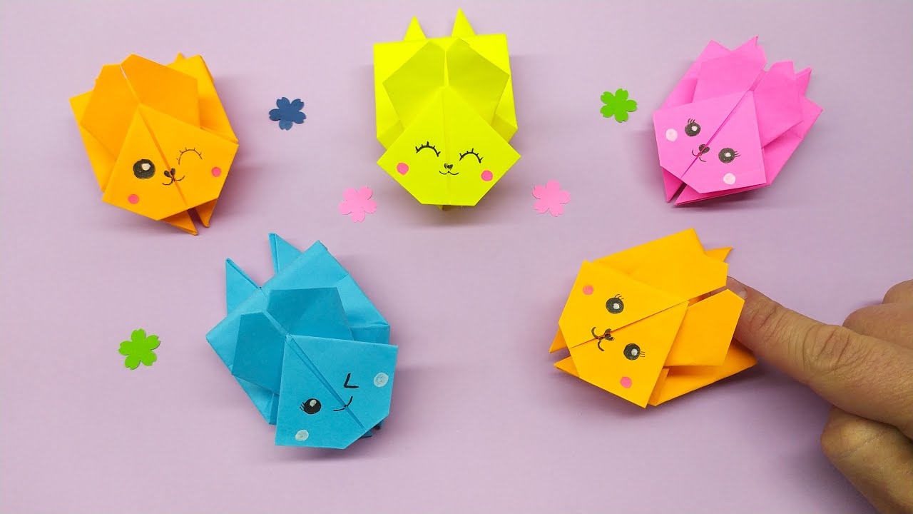 Кролик из бумаги. ПРЫГАЮЩИЙ КРОЛИК. смотреть онлайн