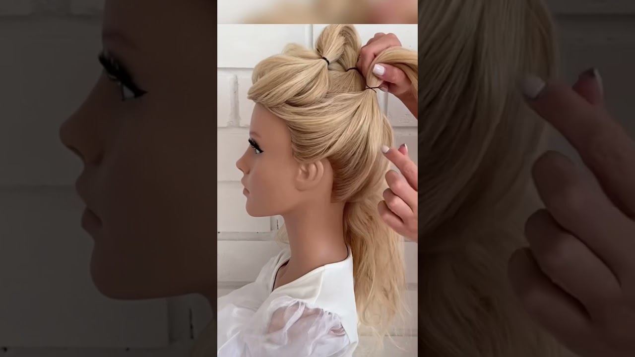 Прическа с Пучком | Легкий Вариант Укладки смотреть онлайн