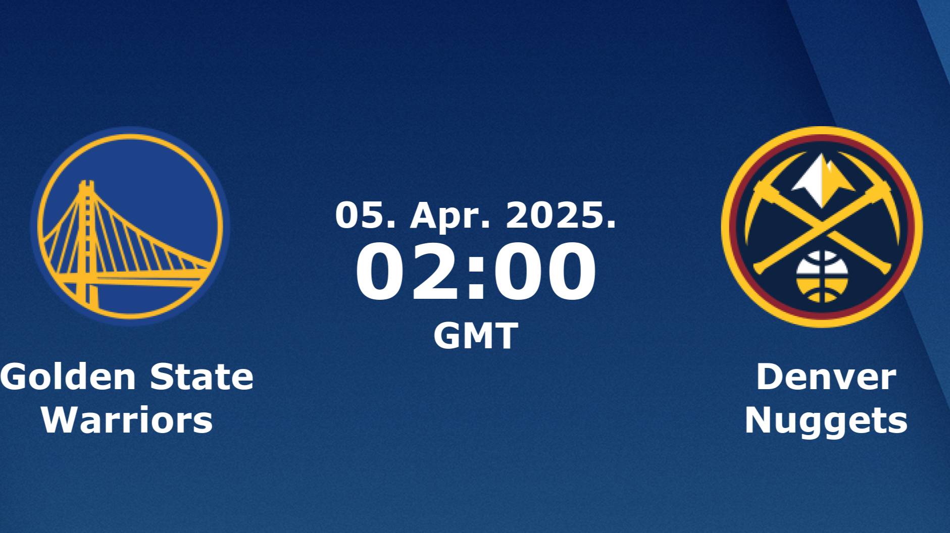 04.04.2025 | Голден Стэйт Уорриорз — Денвер Наггетс | Warriors at Nuggets