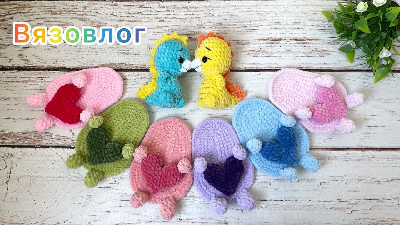 Что успела связать за неделю / Вязаные игрушки амигуруми смотреть онлайн