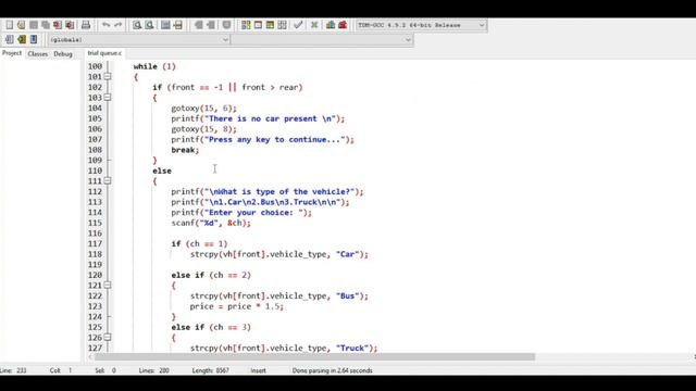 Stack , Queue & Graph Project Using C language.