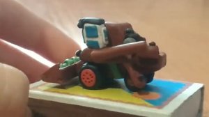 комбайн нива ск-5 из пластилина