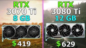 Does It Make Sense to PAY MORE? - RTX 3070 Ti  8 GB vs RTX 3080 Ti 12 GB