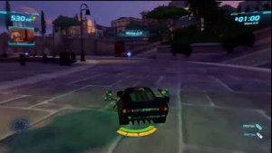 CARS ALIVE! Cars 2 gameplay - Carbon Fiber Lightning McQueen
