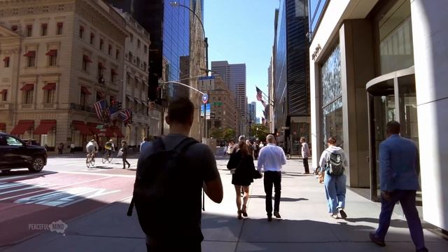 🚶♂️🌇 Нью-Йорк пешком летом! Погрузись в атмосферу США — прогулка по сердцу мегаполиса 🗽✨