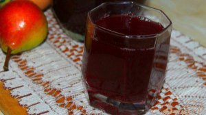 Компот из двух видов винограда и груш