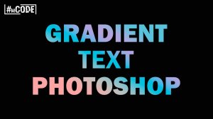 Как сделать градиентный текст в Фотошопе | Уроки Фотошопа | mCODE
